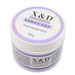 Gel X&D 56g Pote - Transparente Gel X&D 56g Pote - Transparente