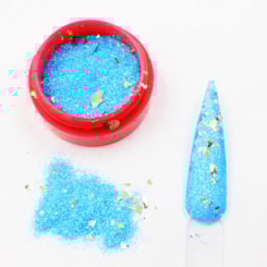 Glitter Azul Fantasia Extra Fino com Foil 2g Glitter Azul Fantasia Extra Fino com Foil 2g
