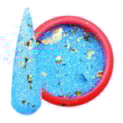 Glitter Azul Fantasia Extra Fino com Foil 2g Glitter Azul Fantasia Extra Fino com Foil 2g