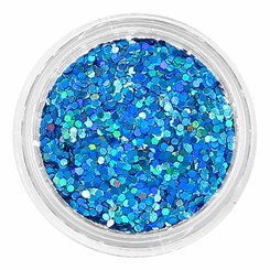 Glitter Encapsular Azul Celeste Holográfico 14