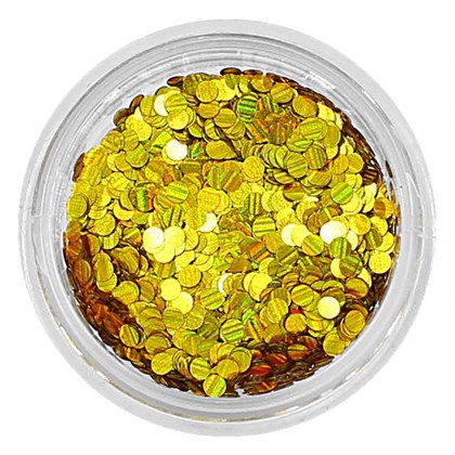 Glitter Encapsular Dourado Holografico