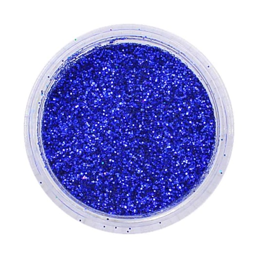 Glitter Extra Fino Azul Bic 15 para unhas