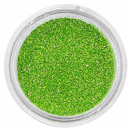 Glitter Extra Fino Verde Cristal Neon 08