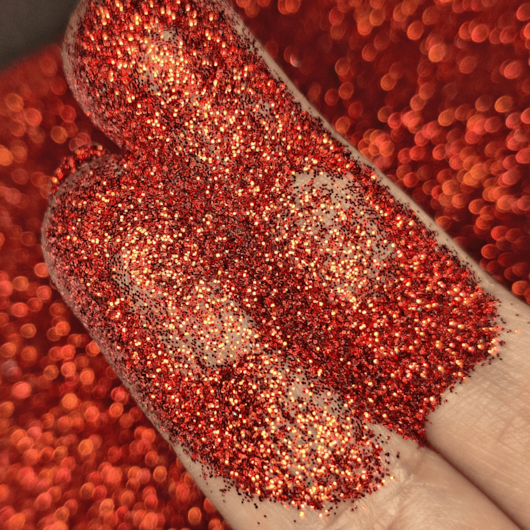 Glitter Extra Fino Vermelho 35 para unhas