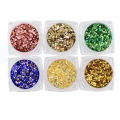 Glitter Flocado Colorido D&Z 6un Glitter Flocado Colorido D&Z 6un