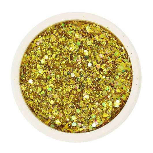 Glitter Flocado Dourado Helen Color 1g - Imagem principal - fd447472-64ce-4e7d-8eb2-e2904a6465a9