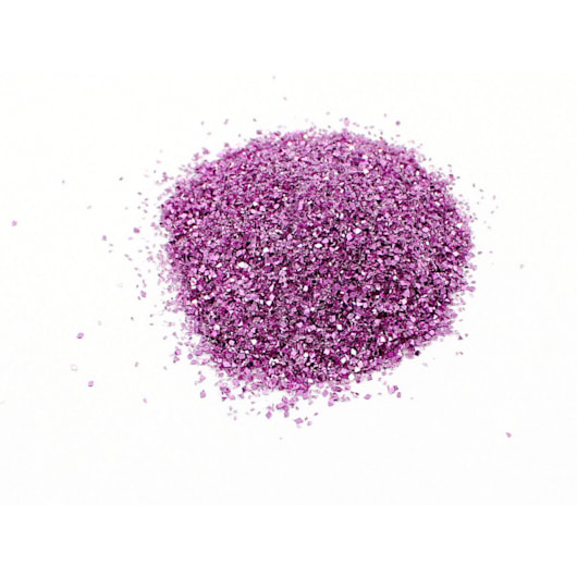 Glitter Flocado Medio 5g - Cor: Lilas para unhas