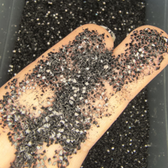 Glitter Flocado Preto 06