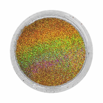 Glitter Mega Fino Dourado Holográfico 01H