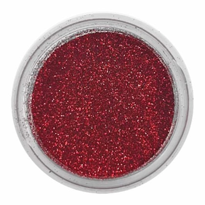 Glitter Mega Fino Vermelho Cereja