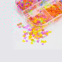 Glitter Mix Com Borboleta C10 Glitter Mix Com Borboleta C10