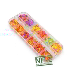 Glitter Mix Com Borboleta C10 Glitter Mix Com Borboleta C10