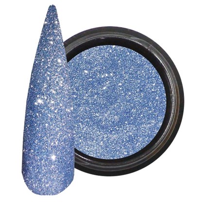Glitter Refletivo Azul Cristal 2g Mix Da Jo