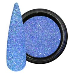 Glitter Refletivo Azul Holo 2g Mix Da Jo