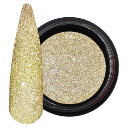 Glitter Refletivo Nude Champagne 2g Mix Da Jo