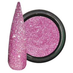 Glitter Refletivo Rosa 2g Mix Da Jo