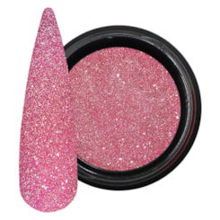 Glitter Refletivo Rosa Cristal Neon Holo 2g Mix Da Jo