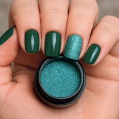 Glitter Refletivo Verde Tiffany Neon Holográfico 2g Mix Da Jo