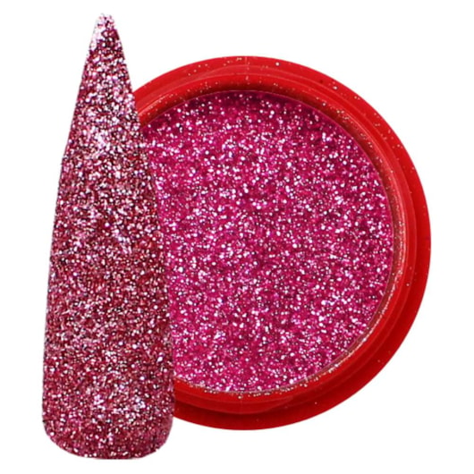 Glitter Rosa Diamante 2g para unhas