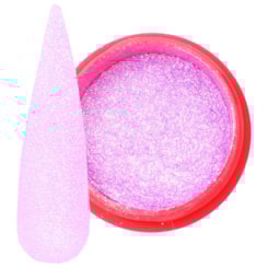 Glitter Ultra Fino Lilás Cristal Brilha no Escuro 2g