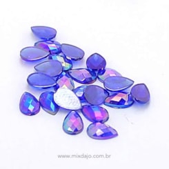 Gota Cristal 4x6mm 50 Peças