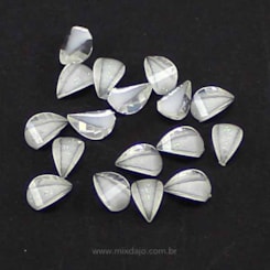 Gota Cristal Luxo 4x6mm 50 Peças Gota Cristal Luxo 4x6mm 50 Peças