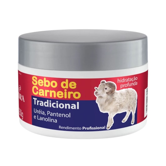 Hidratante Sebo de carneiro Cora 250g para unhas