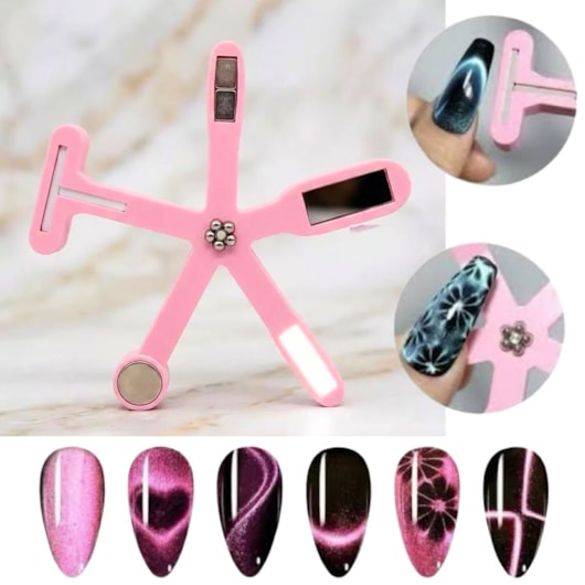 Ímã de 5 pontas para esmalte magnético para unhas