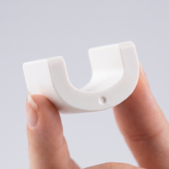 Ímã para Esmalte Magnético Formato U Casinha - Efeito Cat Eye e Veludo