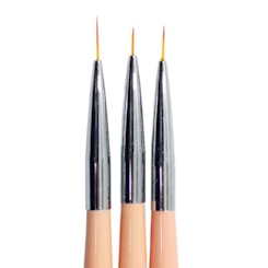 Kit 3 Pincéis Ponta Fina Cabo Rosa Helen Color 18 Kit 3 Pincéis Ponta Fina Cabo Rosa Helen Color 18