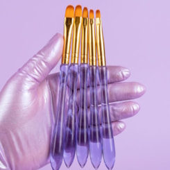 Kit 5 Pincéis Língua de Gato Dafu (Tamanhos 2 ao 10) Kit 5 Pincéis Língua de Gato Dafu (Tamanhos 2 ao 10)