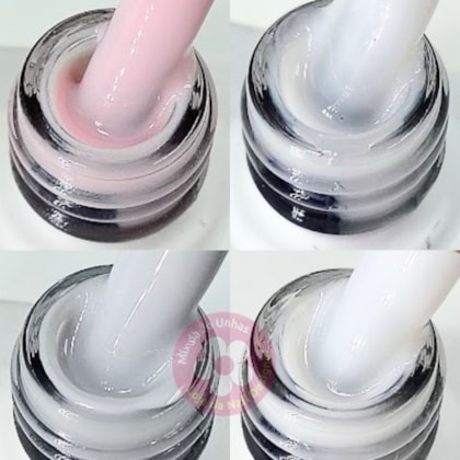 Kit 7 tons de renda esmalte em gel Real Love 10ml