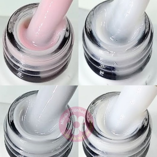 Kit 7 tons de renda esmalte em gel Real Love 10ml para unhas
