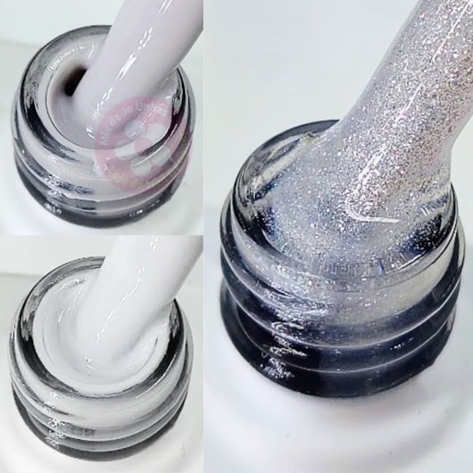 Kit 7 tons de renda esmalte em gel Real Love 10ml para unhas