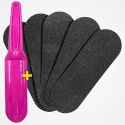 Kit Base + Refil de Lixa para Pés Cels auto adesivo 50un Kit Base + Refil de Lixa para Pés Cels auto adesivo 50un