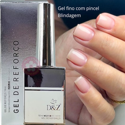 Kit Blindagem Premium 3 itens em gel D&Z para unhas