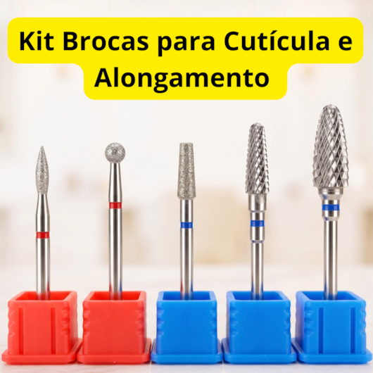 Kit Brocas para Cutícula Alongamento | Mix da Jo para unhas