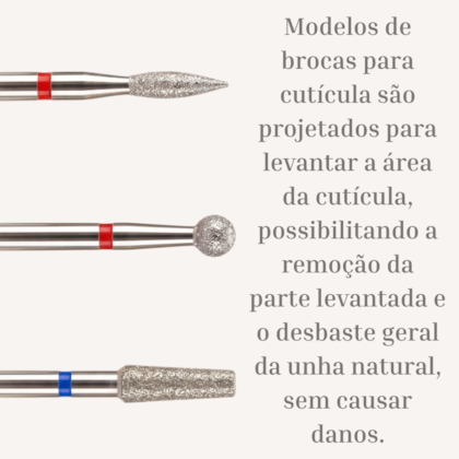 Kit Brocas para Cutícula Alongamento | Mix da Jo
