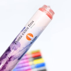 Kit caneta marcador decoração com glitter 0.7mm 12 cores D&Z Kit caneta marcador decoração com glitter 0.7mm 12 cores D&Z