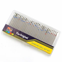 Kit Com 30 Brocas Diamantadas Média E Fina Kit Com 30 Brocas Diamantadas Média E Fina