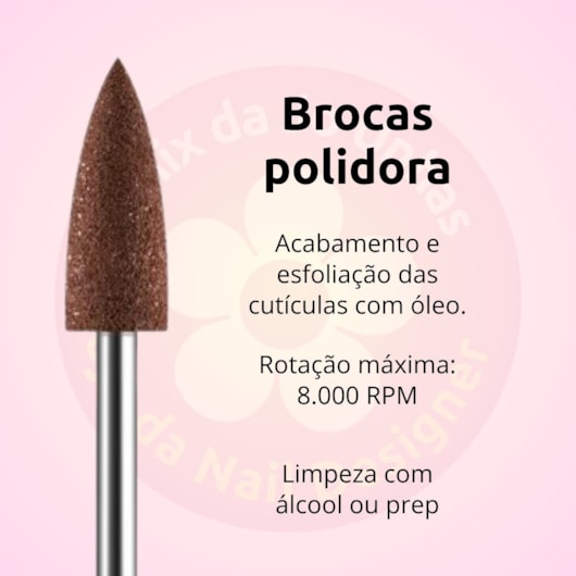 Kit Completo Brocas para unhas Profissional Iniciante 12 itens para unhas