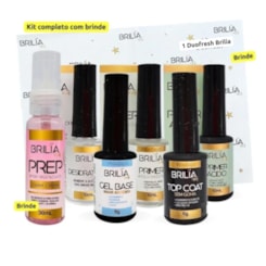 Kit completo de preparadores Brilia + Prepinho e Duofresh Kit completo de preparadores Brilia + Prepinho e Duofresh
