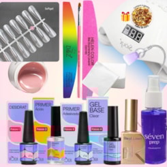 Kit Completo para Alongamento De Unhas Softgel Vòlia com Cabine 48W