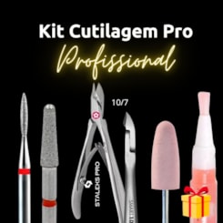Kit cutilagem profissional Alicate Staleks e Brocas mais Hidratante Kit cutilagem profissional Alicate Staleks e Brocas mais Hidratante