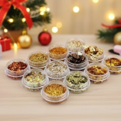 Kit de Glitter Dourados Kit de Glitter Dourados