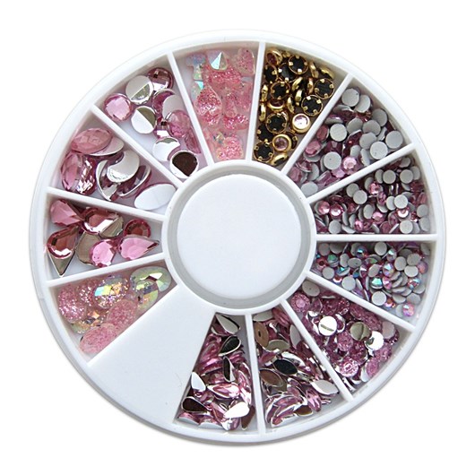 Kit de pedrarias disco Coleção Rosa Cristal #11 - Imagem principal - 564c9441-8b58-4550-95c5-e28ffc5de663