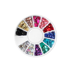 Kit de pedrarias disco Gota Chaton 4 x 6mm #81 Kit de pedrarias disco Gota Chaton 4 x 6mm #81