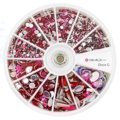 Kit de pedrarias disco grande Pink Kit de pedrarias disco grande Pink