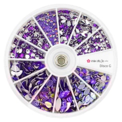 Kit de pedrarias disco grande Roxo Kit de pedrarias disco grande Roxo