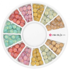 Kit de pedrarias disco Opalina 4mm Kit de pedrarias disco Opalina 4mm